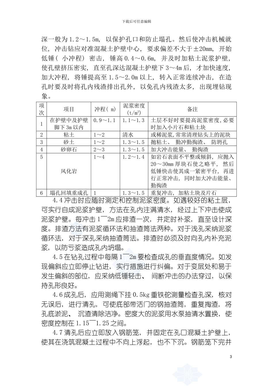 轮胎项目技改工程机械成孔灌注桩施工方案模板_第3页