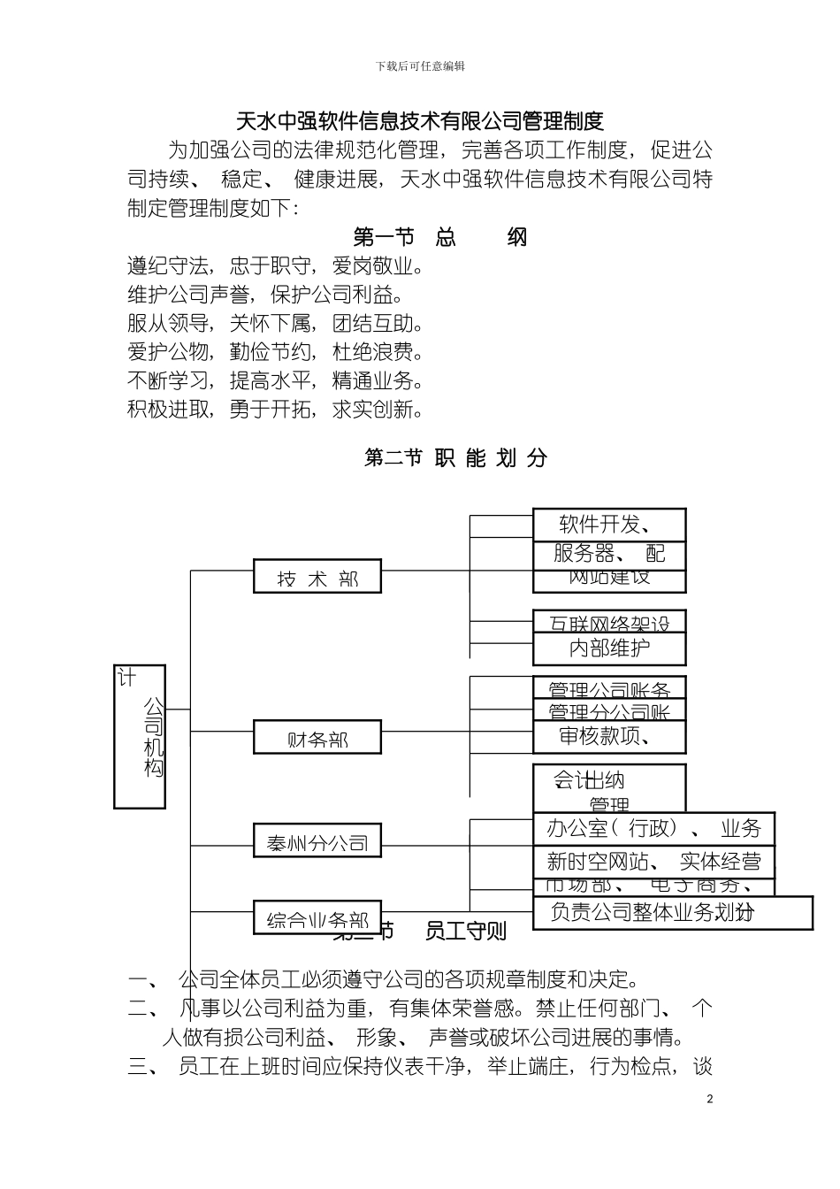 软件公司商业计划书样本模板_第2页
