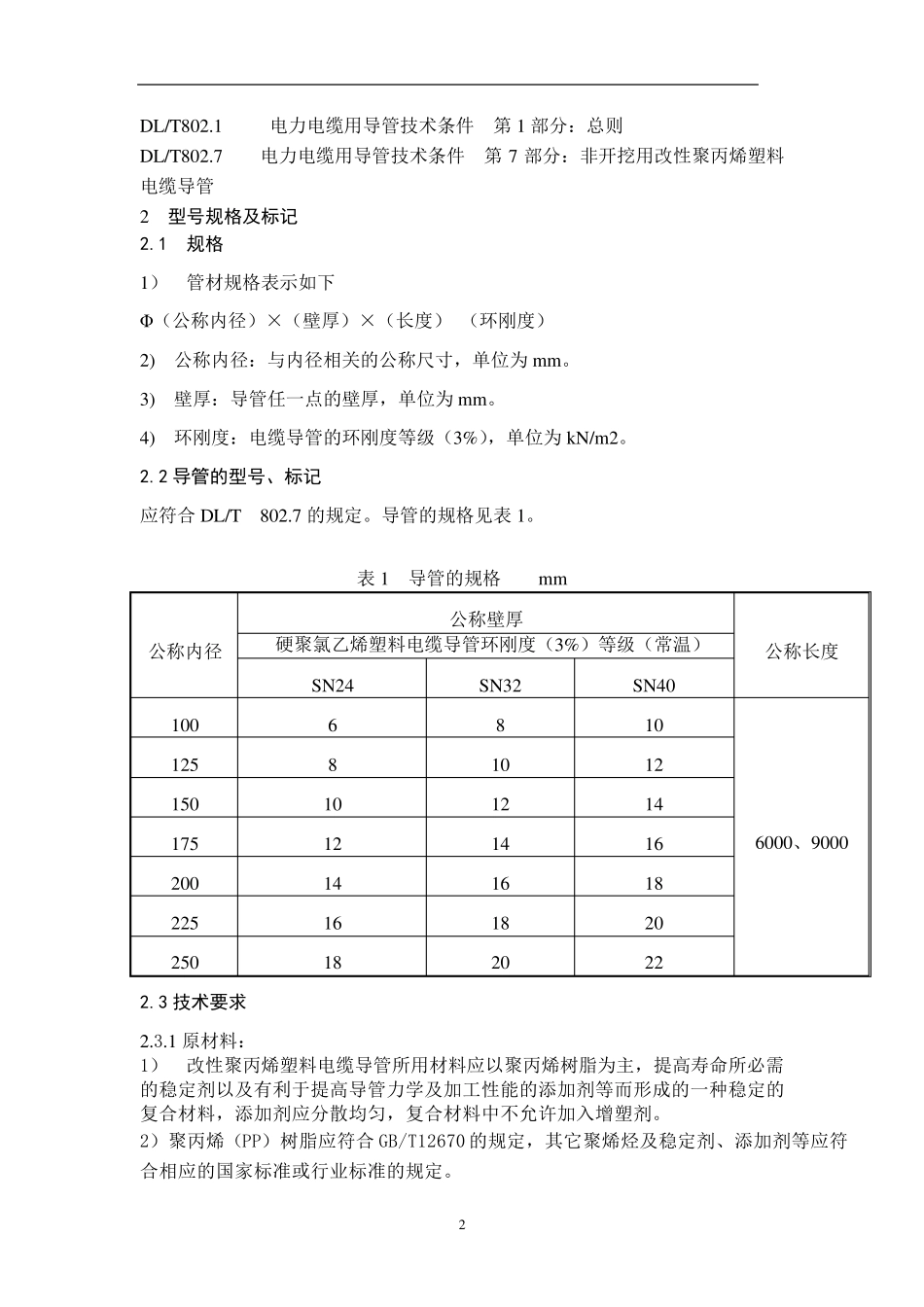 固定技术规范电缆保护管,MPP_第3页