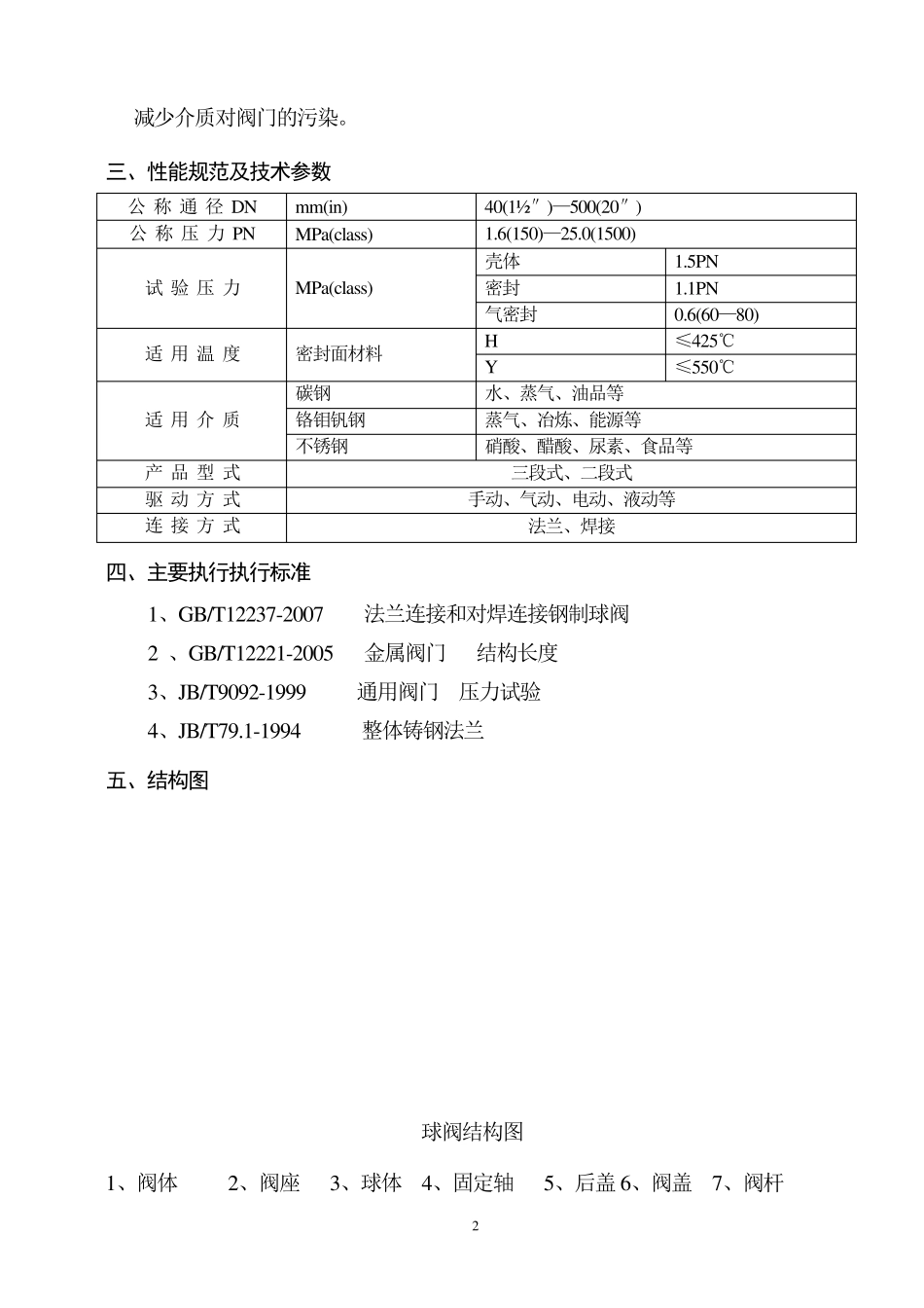 固定球阀使用说明书_第3页