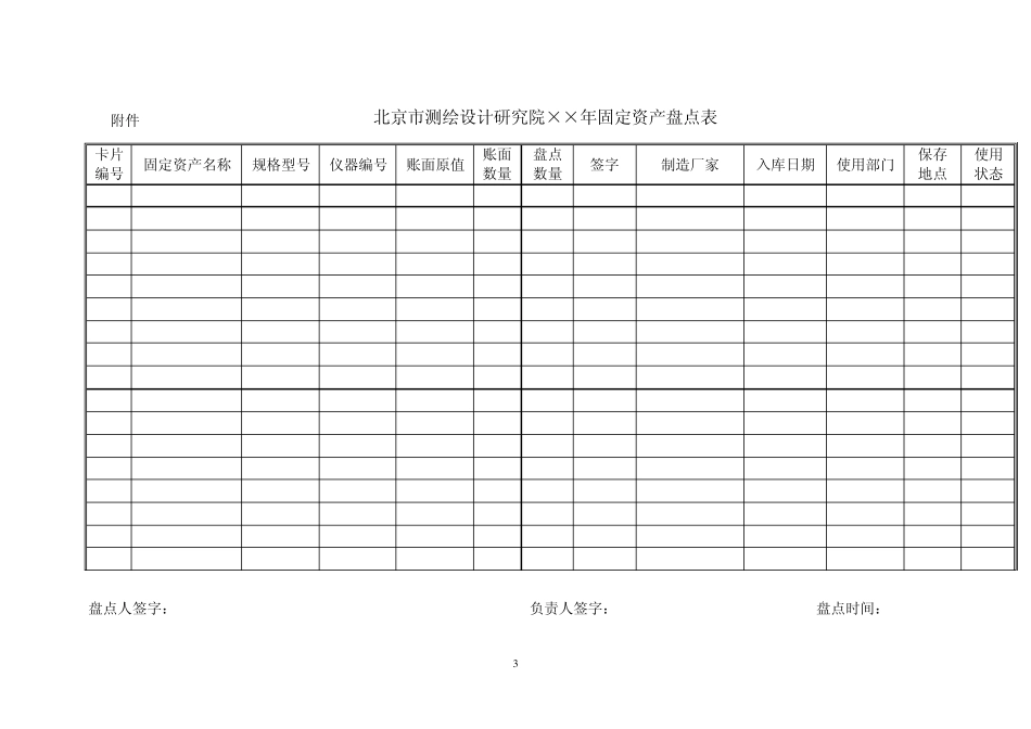 固定资产盘点办法修订稿_第3页