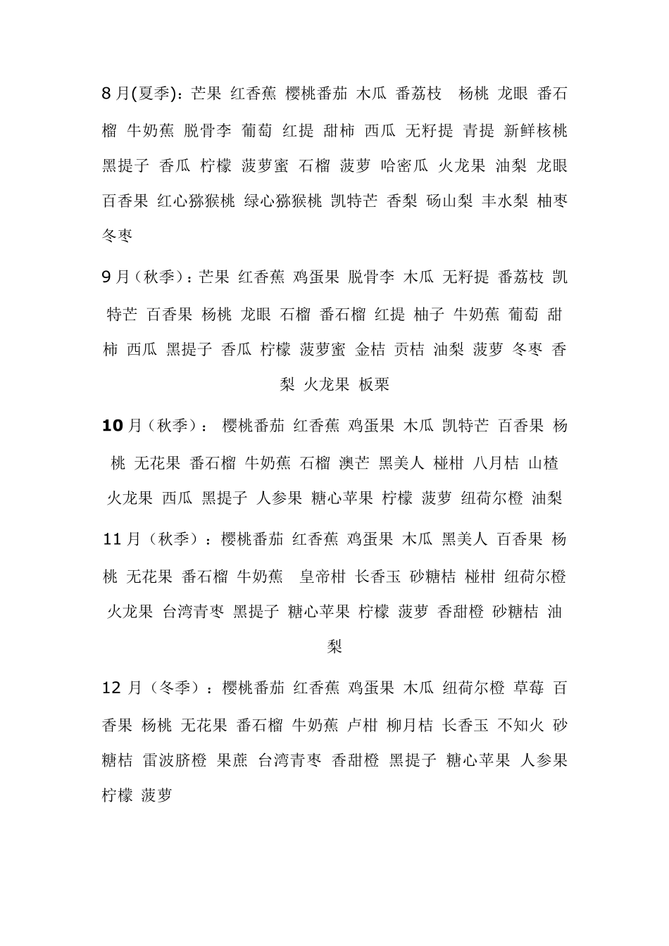 国产水果上市时间_第2页