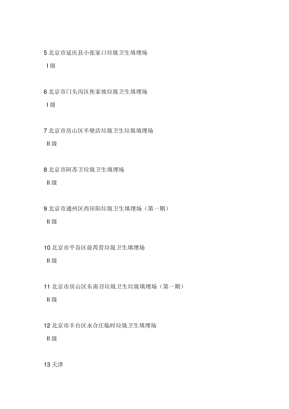 国内各省市区所有的垃圾填埋场_第2页