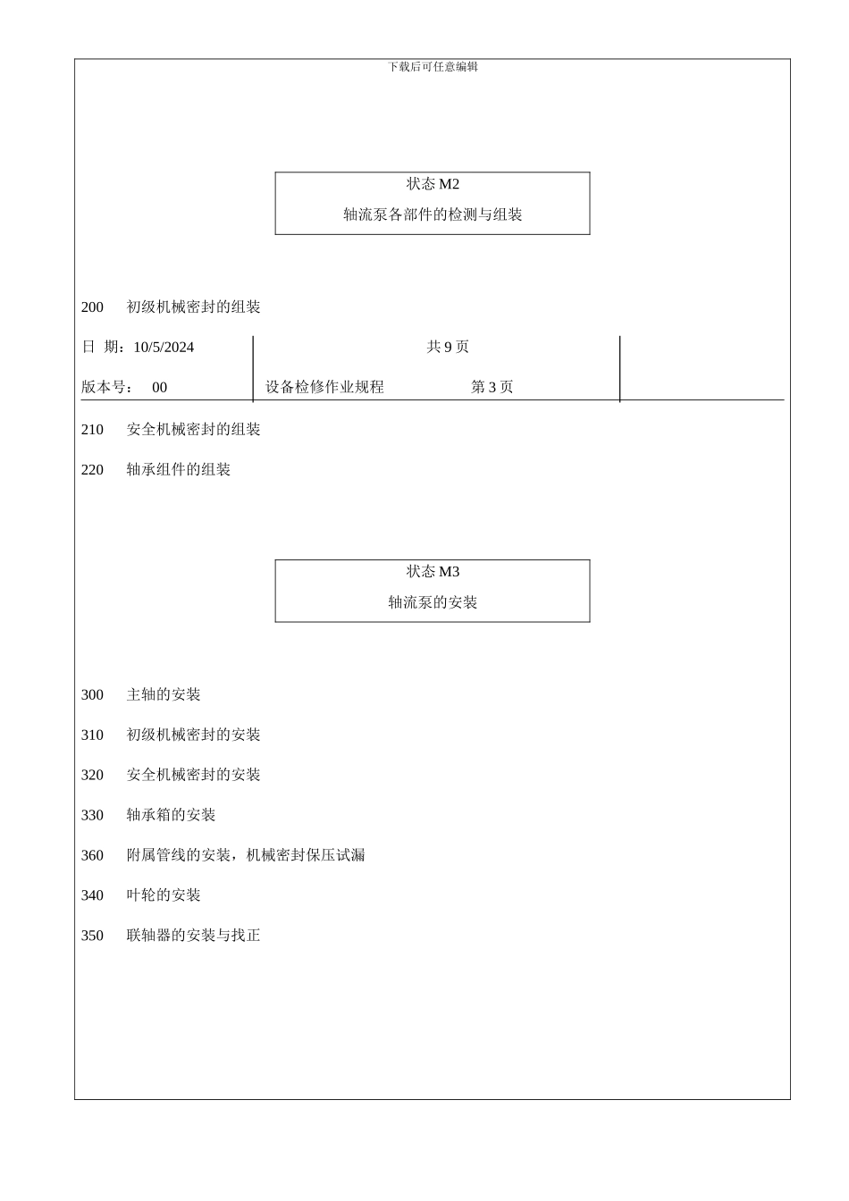 轴流泵检修作业规程_第3页