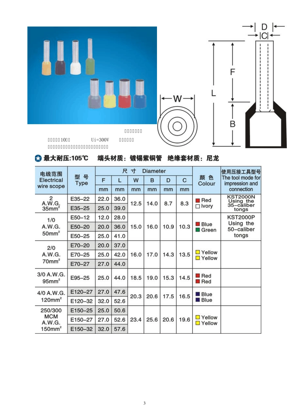 国内外接线端子、端头手册_第3页