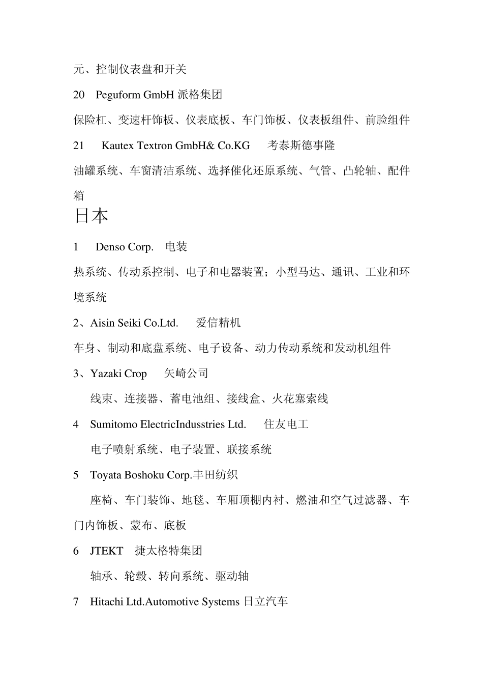 国内外汽车零部件企业百强_第3页