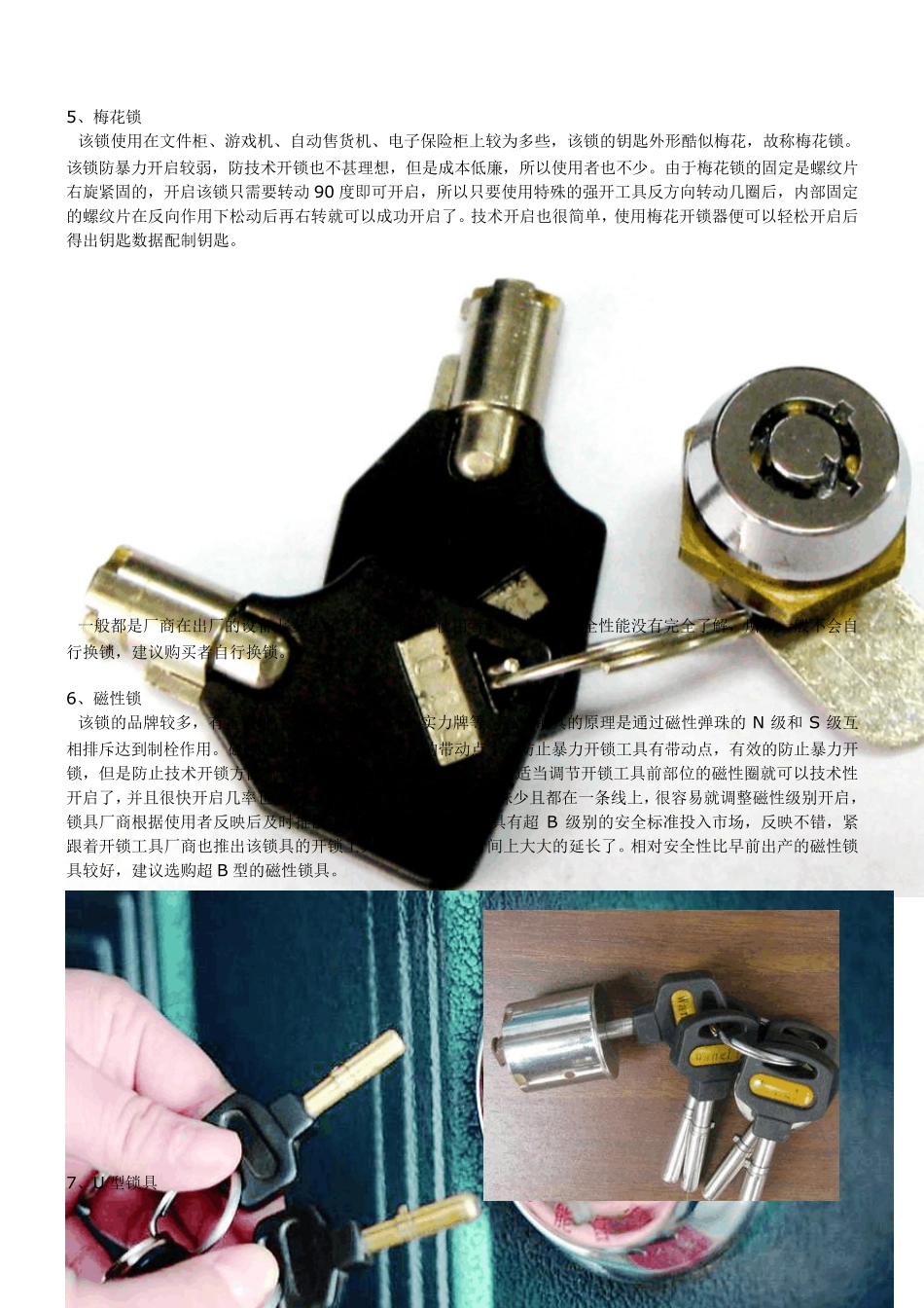 国内常用的十大锁具及其性能分析_第3页