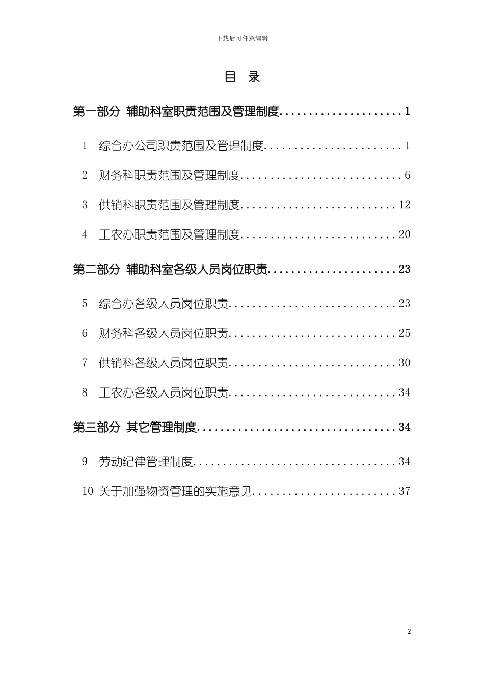 辅助科室岗位职责模板_第3页