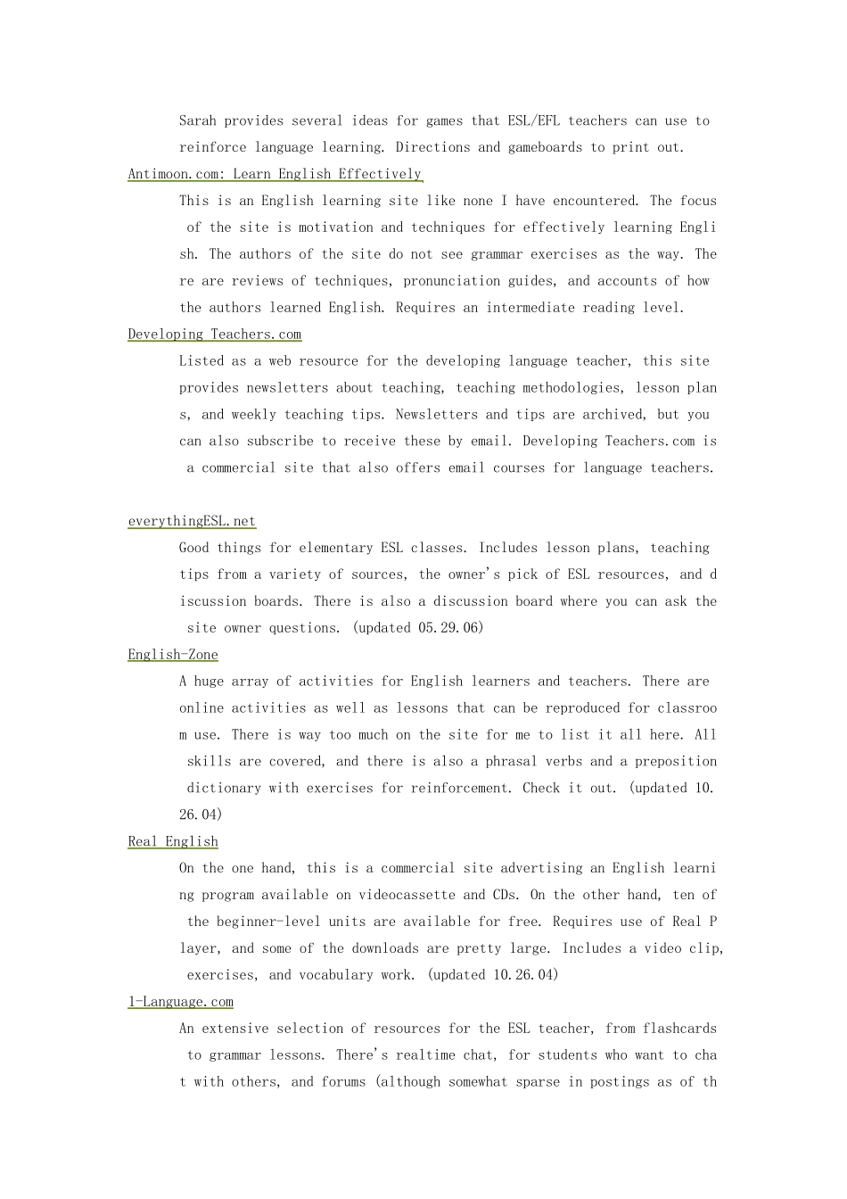 国外英语学习网站大全_第2页