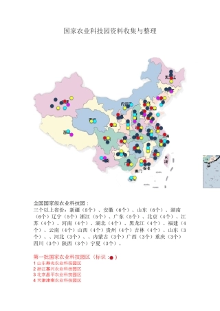 国家农业科技园区