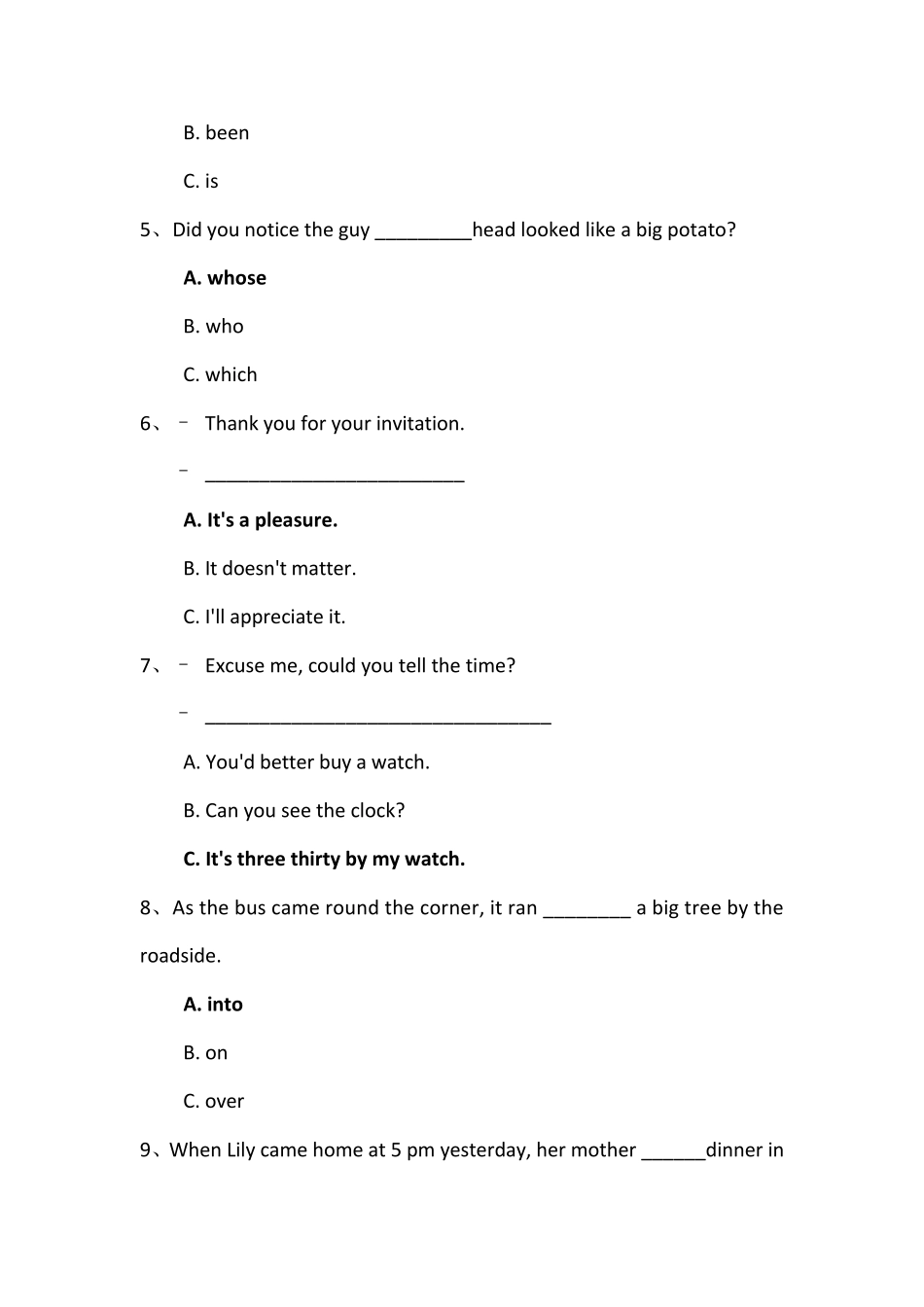 国家开放大学《人文英语4》单元自测18参考答案_第2页