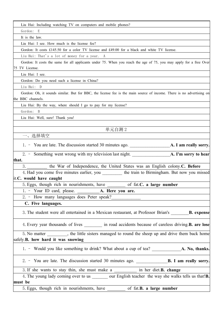 国家开放大学电大《人文英语4》形考任务(课后题)参考答案_第3页