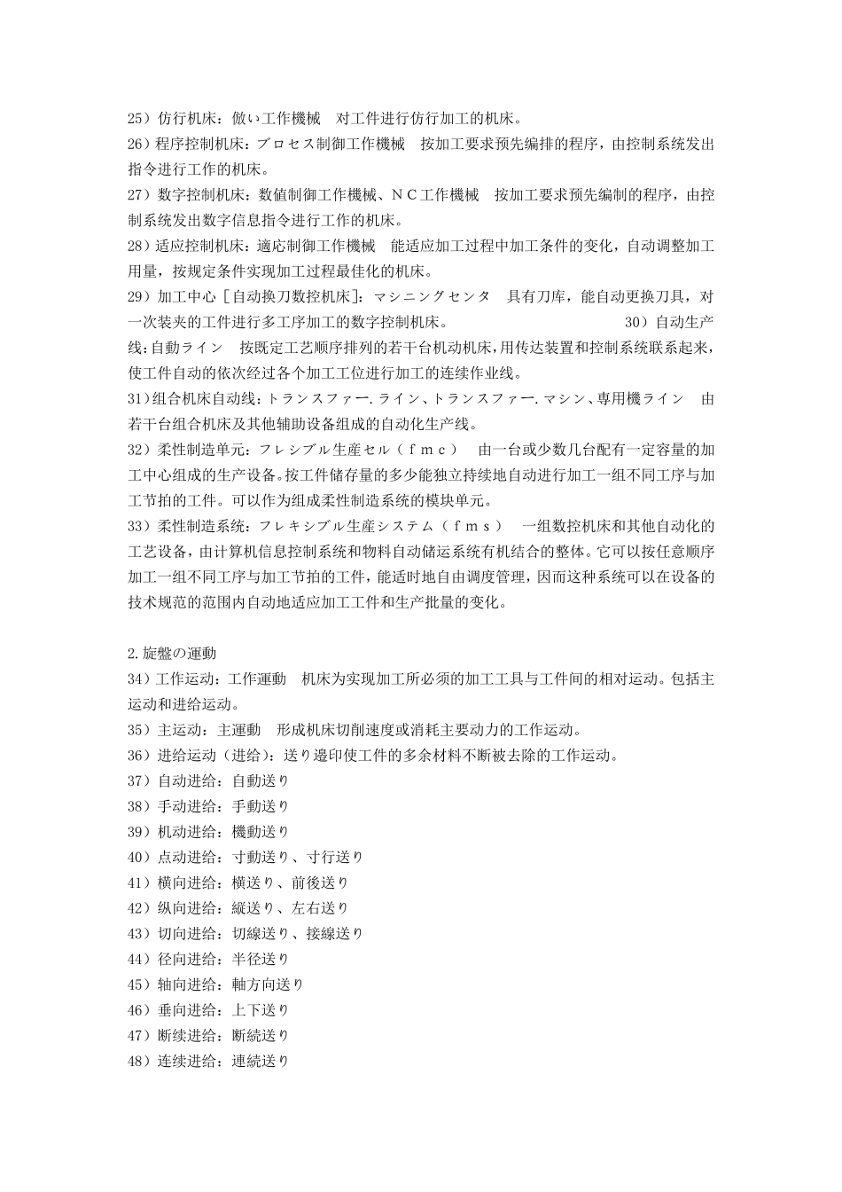 国家标准机床用语日语汇总一_第2页