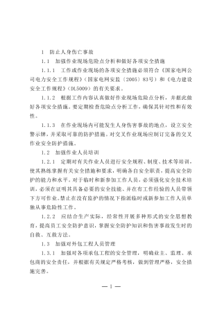 国家电网18项反措