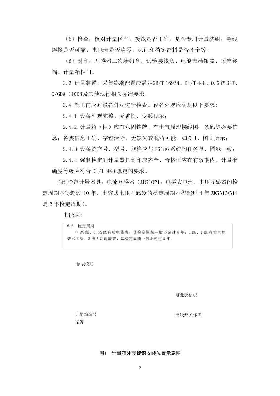 国家电网公司计量现场施工质量工艺规范_第2页