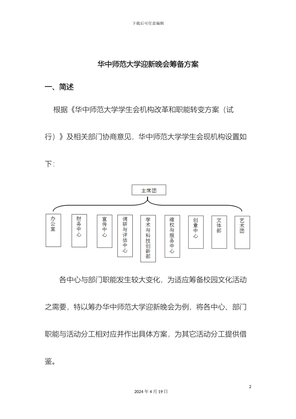 迎新晚会筹备方案初稿_第2页