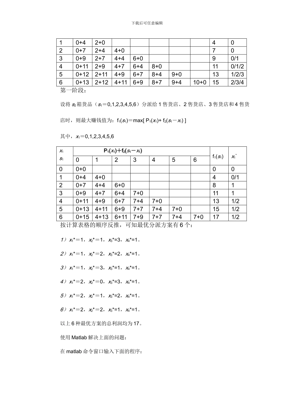 运筹学实验动态规划_第3页
