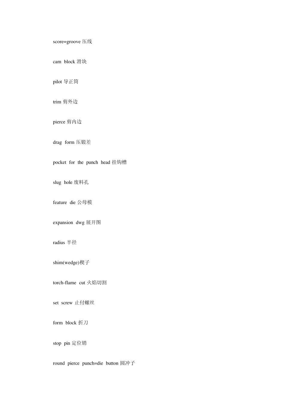 外贸机械英语词汇大全_第2页