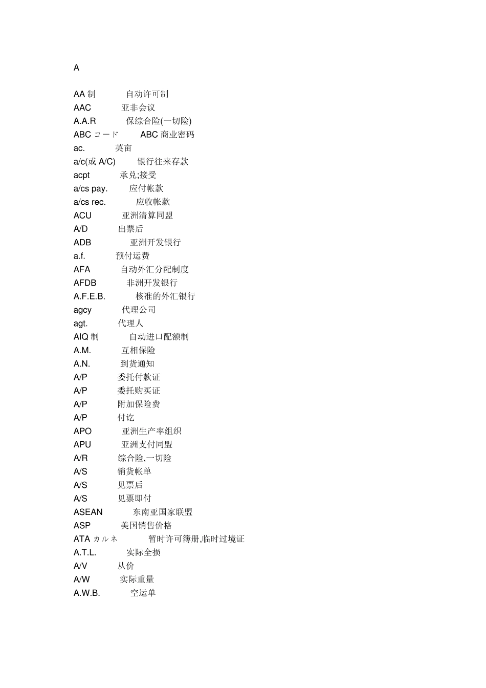 外贸物流中一些常见英文的缩写_第3页
