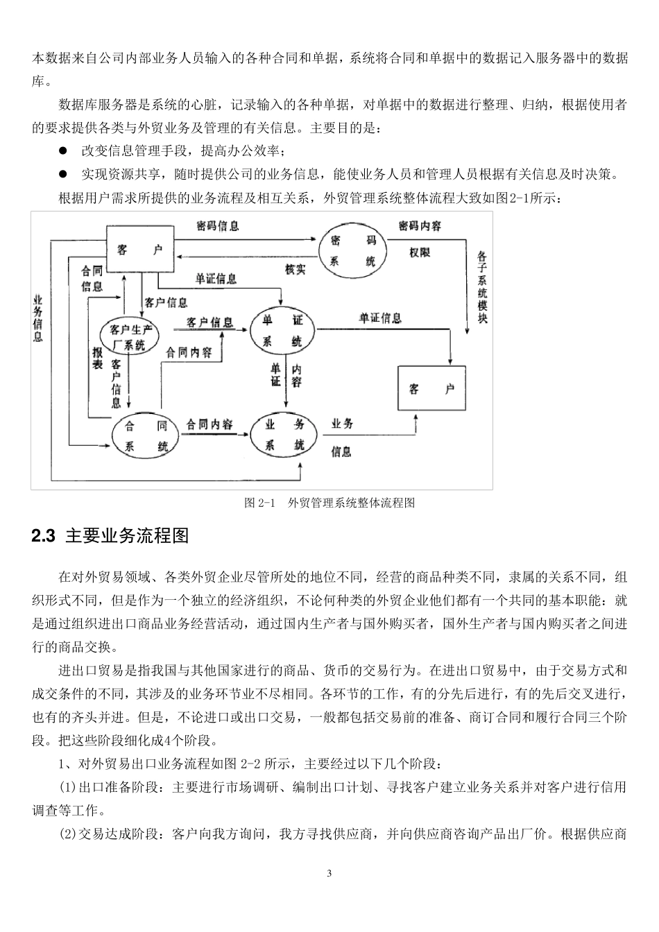 外贸管理信息系统分析与设计_第3页