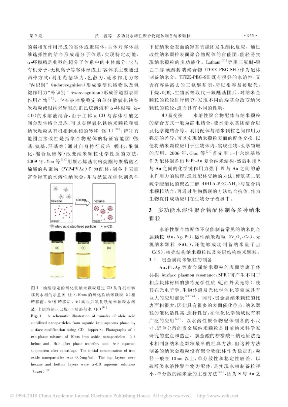 多功能水溶性聚合物配体制备纳米颗粒_第3页