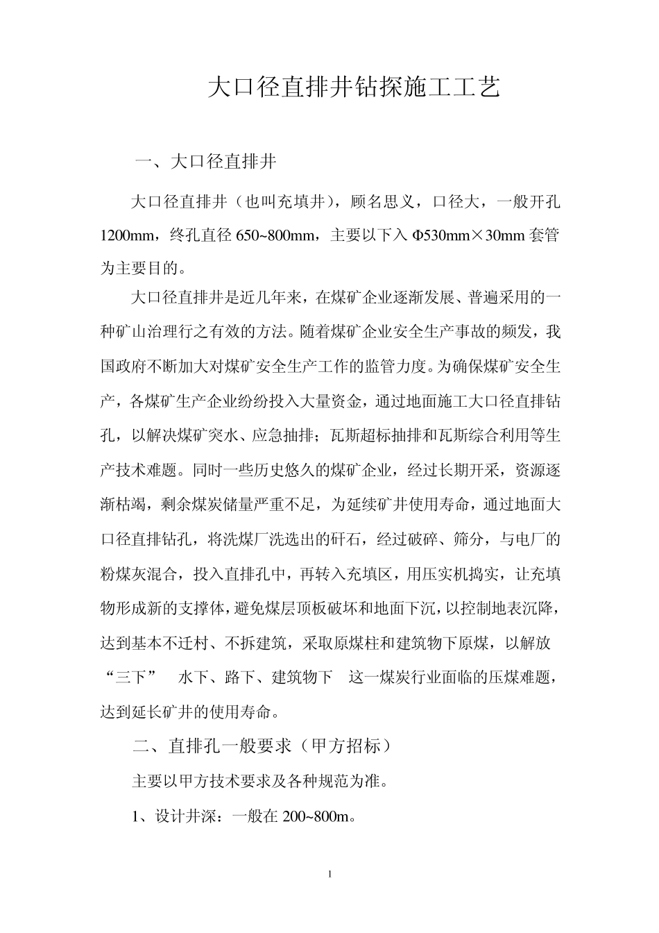 大口径直排井讲稿_第1页