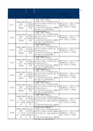 大唐电信LTEMIFI终端测试评估体系V1.2