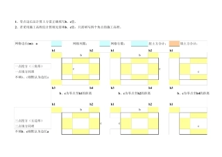 大型土石方计算表
