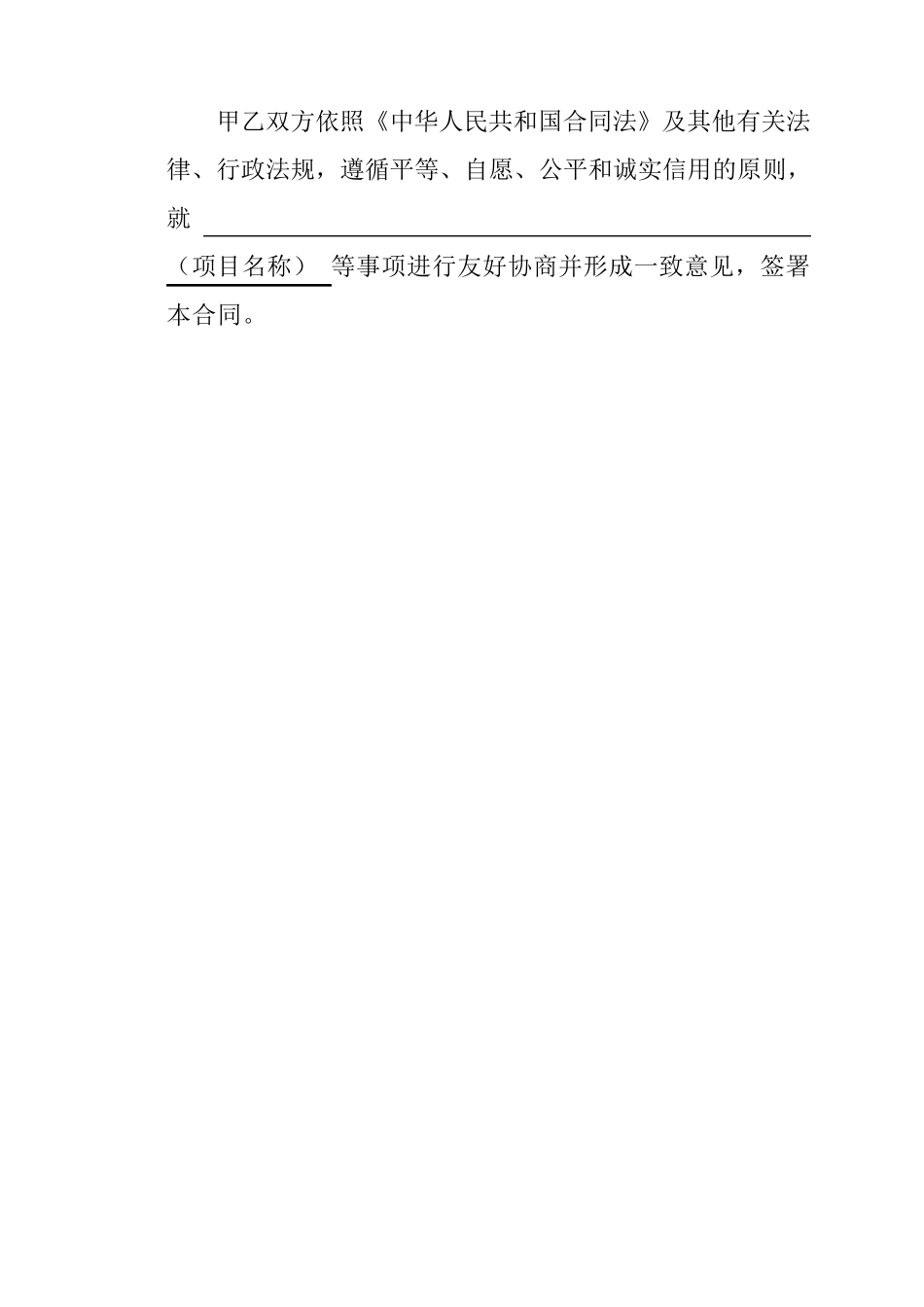 大型项目合同范本_第2页