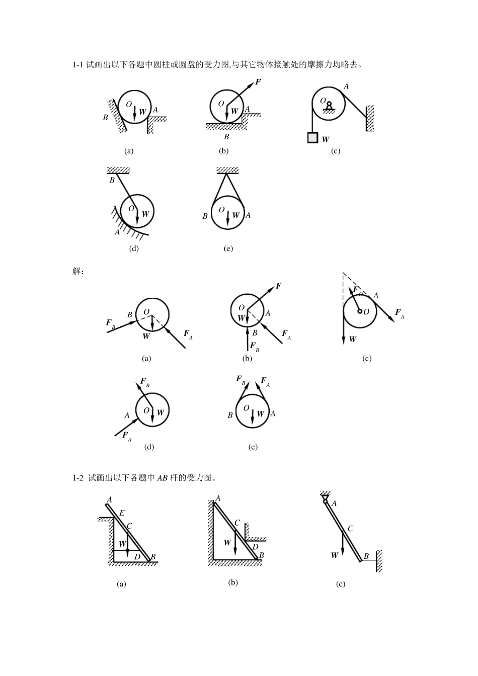 大学《工程力学》课后习题解答_第1页