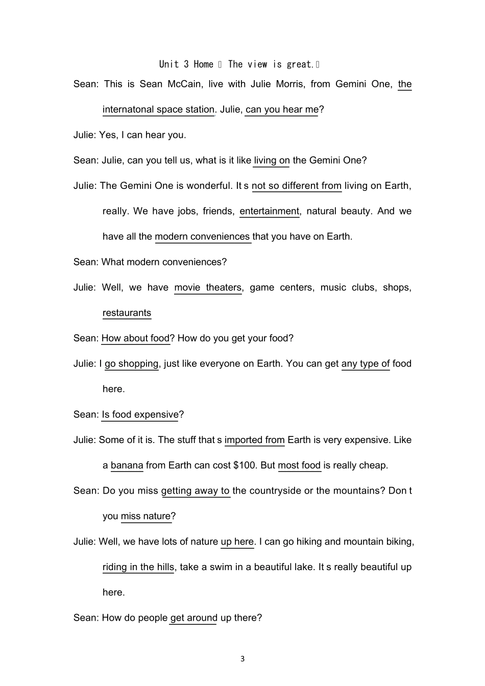 大学体验英语听说教程2(第二版)听力原文(最后两题)_第3页