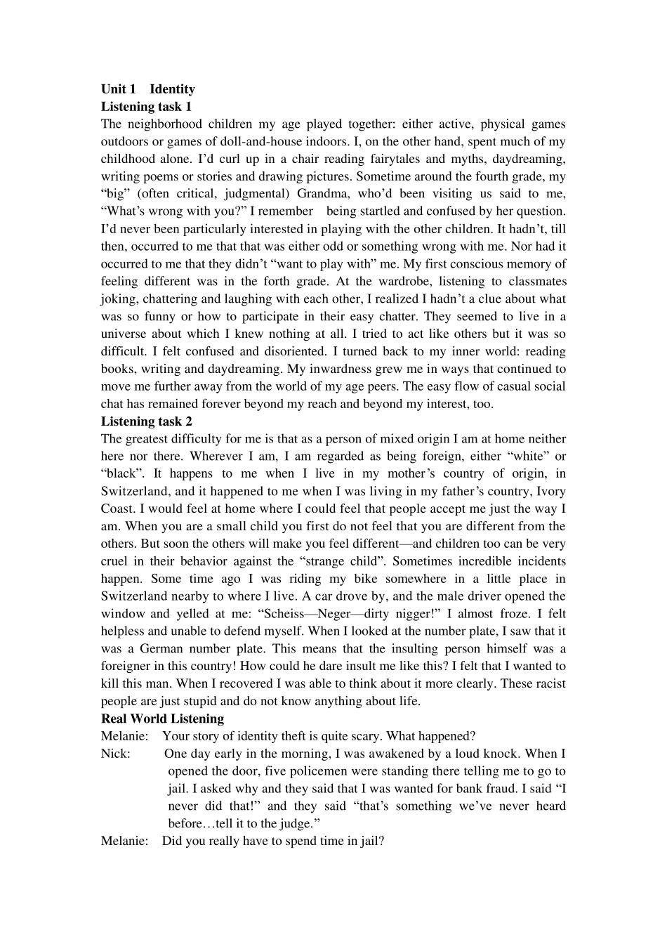 大学体验英语听说教程4(第二版)文本_第1页