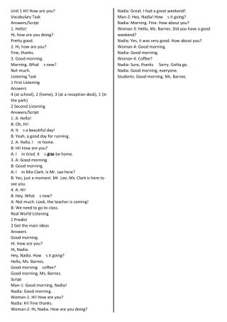 大学体验英语听说教程第一册