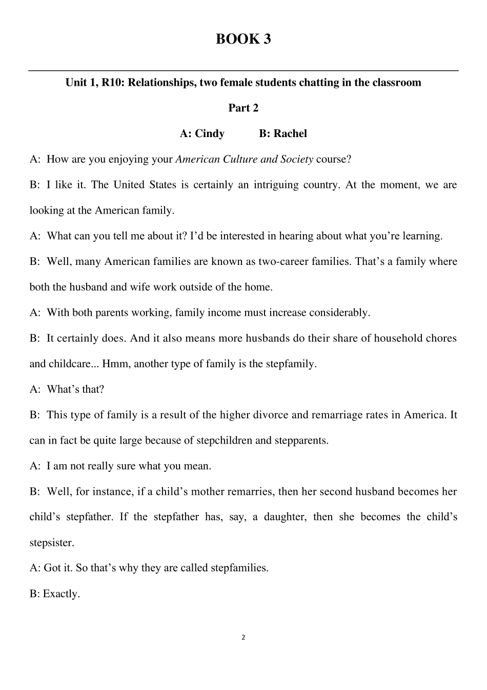 大学体验英语听说教程第三版第三册视频文字材料(112)_第2页