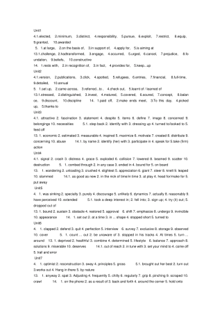 大学体验英语综合教程2答案