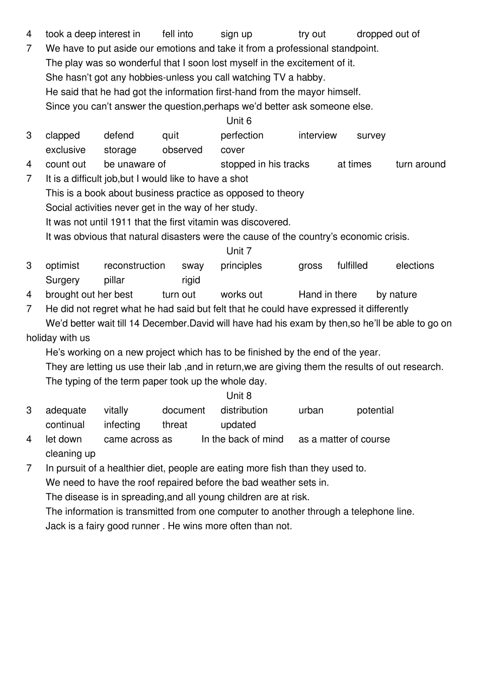 大学体验英语综合教程2课后答案及课文翻译_第2页