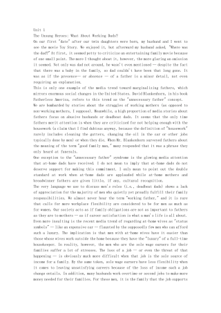 大学体验英语综合教程4课文翻译和课后翻译