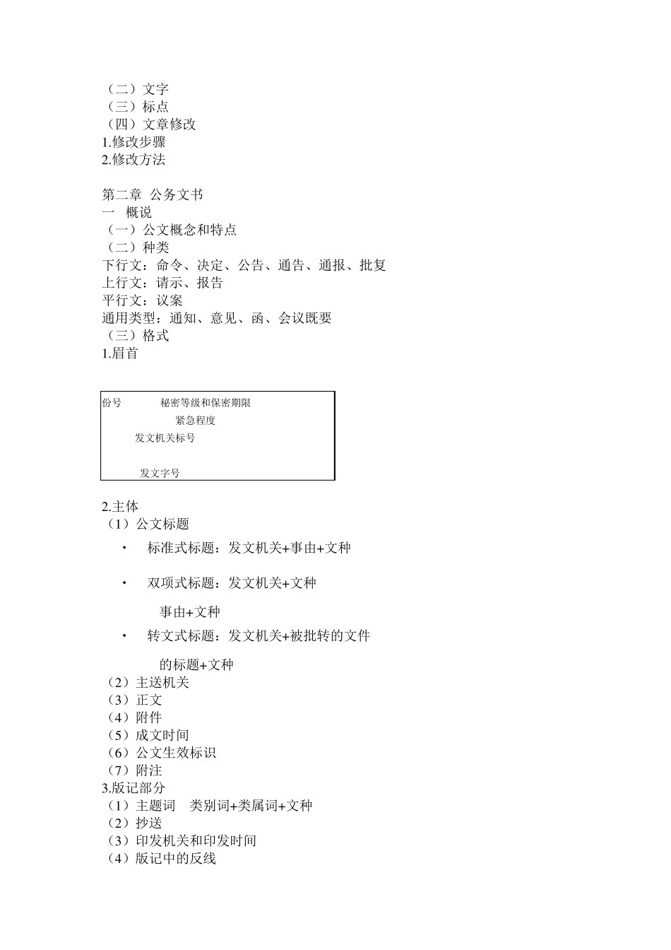 大学应用文写作复习提纲_第2页