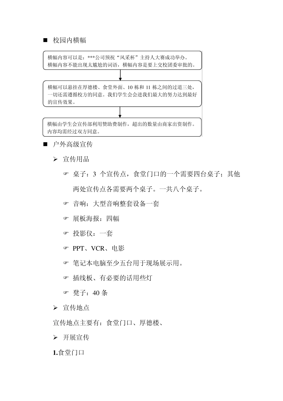 大学校园大型商业、学生会、社团活动宣传方案_第2页