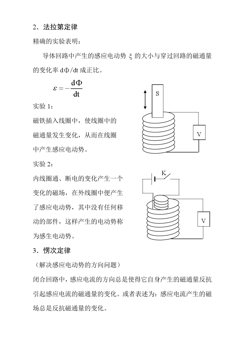 大学物理(4电磁感应定律)_第2页