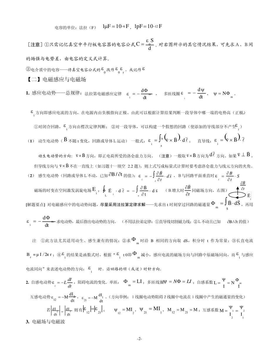 大学物理下复习资料_第2页