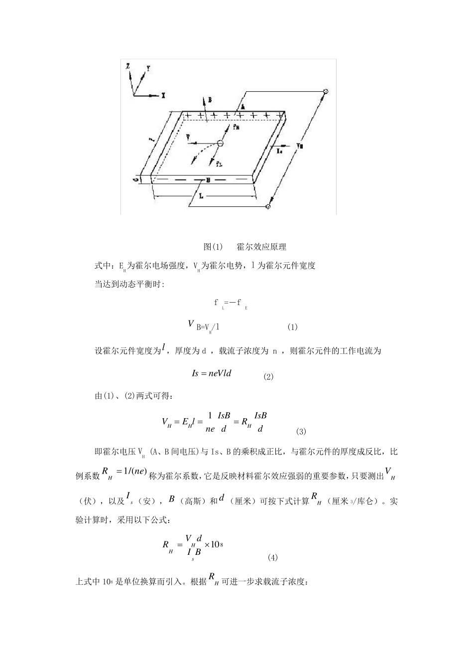 大学物理仿真实验——霍尔效应_第2页