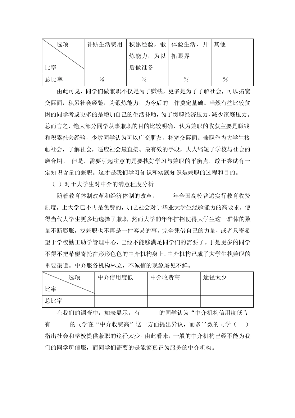 大学生兼职实践报告_第2页