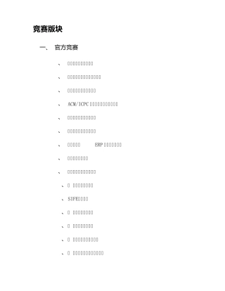 大学生可参加的认证和竞赛统计
