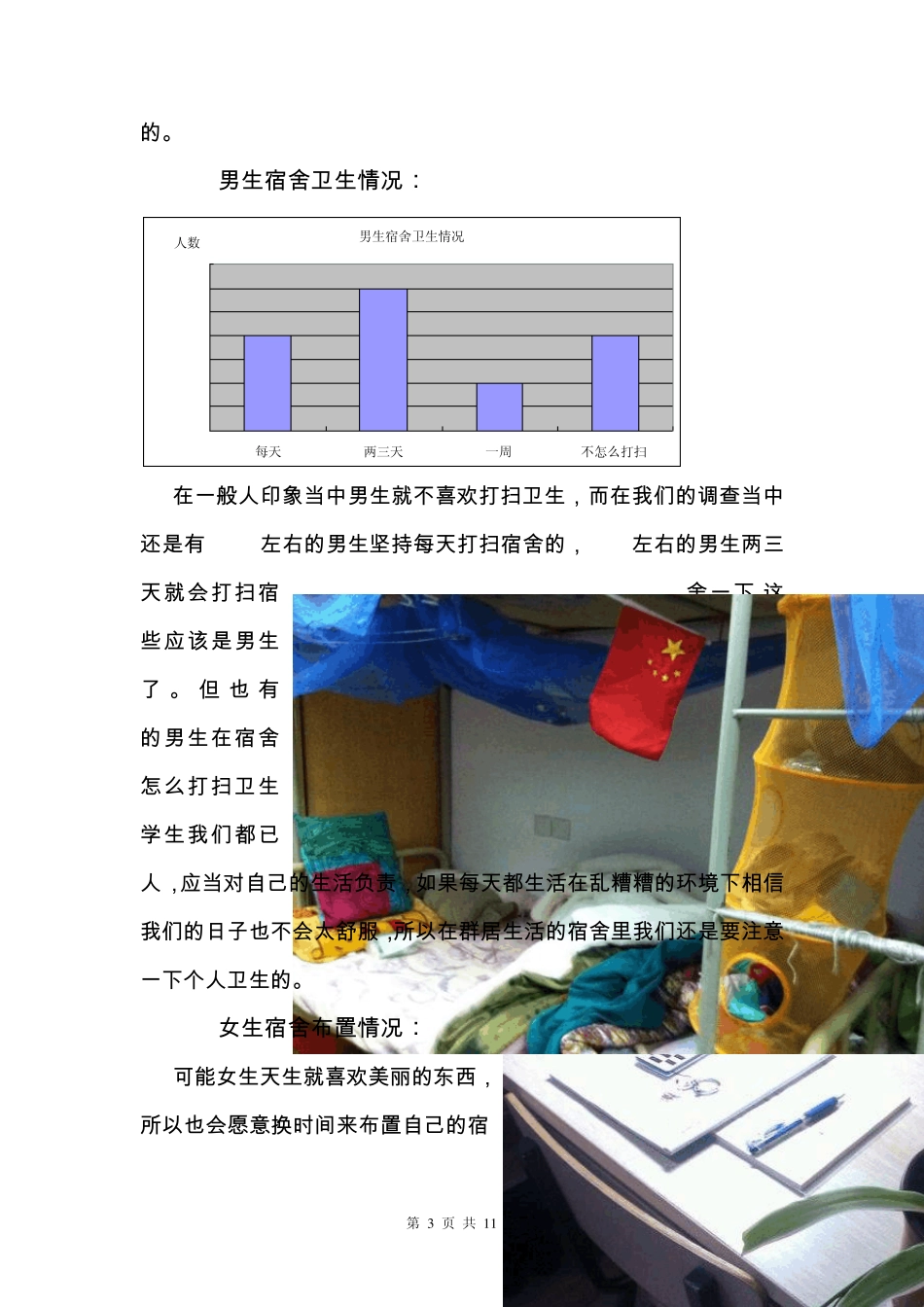 大学生宿舍文化调查报告_第3页