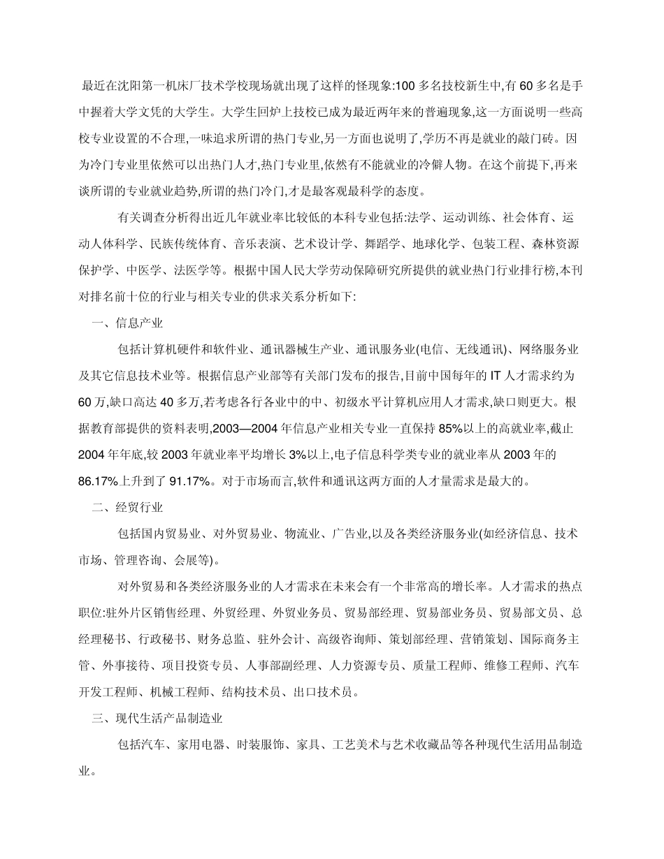 大学生就业培训需求分析报告_第1页