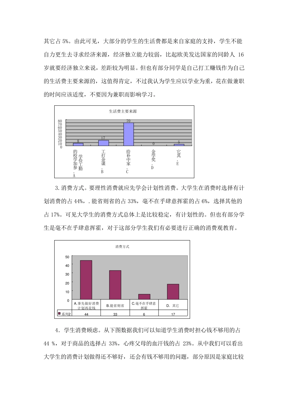 大学生消费水平调查报告_第2页