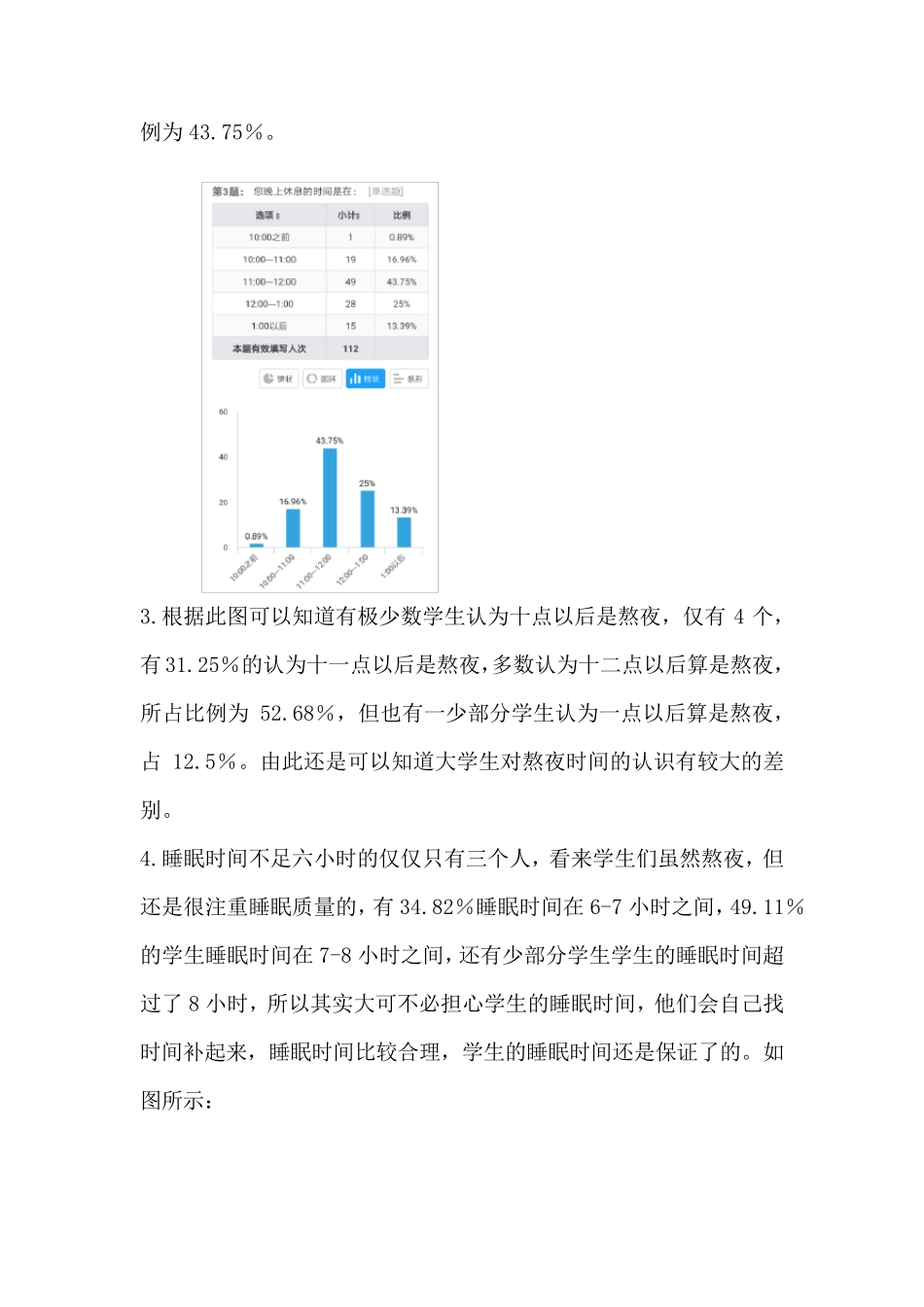 大学生熬夜情况调查报告_第3页