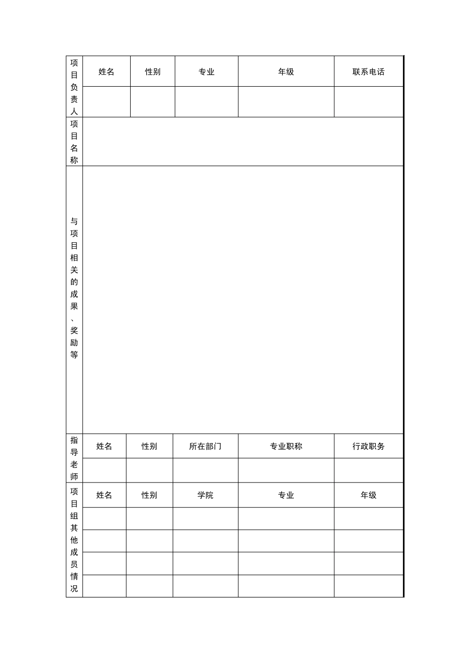 大学生科研项目立项申请书_第3页