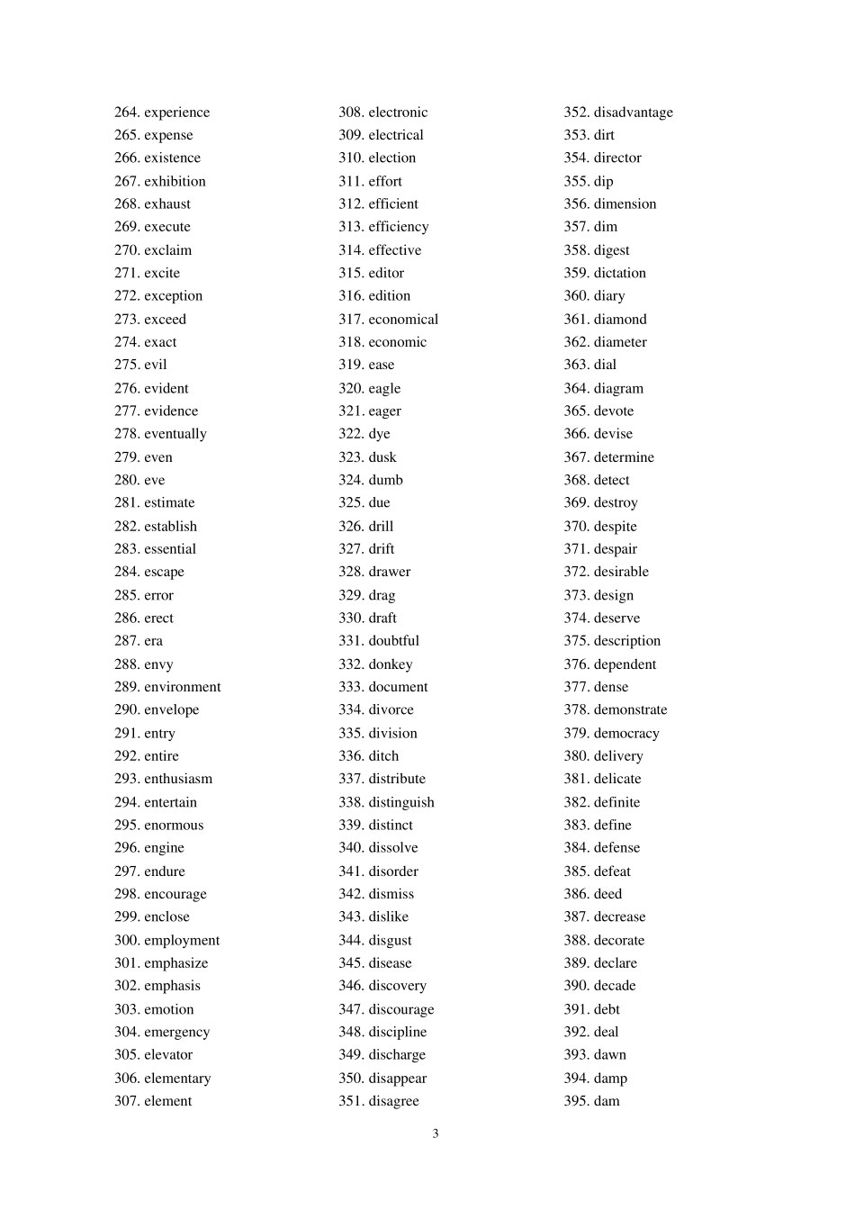 大学英语三级词汇_第3页